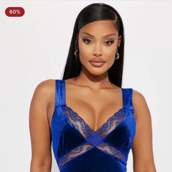 ~Fashion Nova Royal Blue Backless Dress~ - Picture 11 of 12